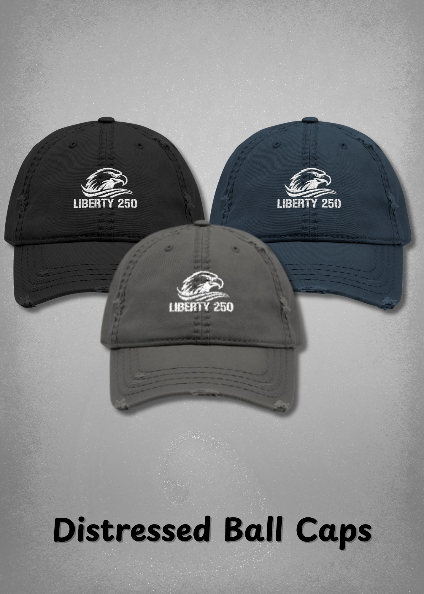 Liberty 250 Distressed Dad Hat (Unisex)